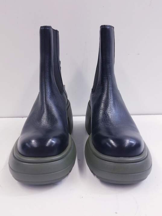 Zara Chunky Lug Ankle Boots Black 8 image number 4