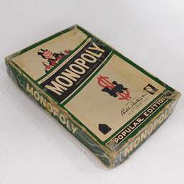 Vintage Parker Brothers Monopoly Game  Green Box Copyright  1954  With Board alternative image
