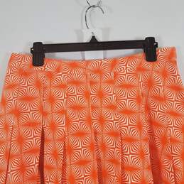 Another Girl Orange Mini Skirt SZ L USA 8 NWT alternative image