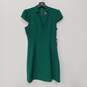 Vince Camuto Women's Emerald Green Cap Sleeve Dress Size 4 NWT image number 1