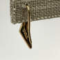 Designer Swarovski Gold-Tone Rhinestones Lighting Bolt Slider Drop Earrings image number 3