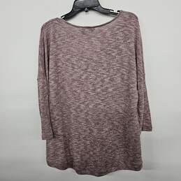A.N.A Maroon Berry High Low 3/4th Sleeve Blouse alternative image