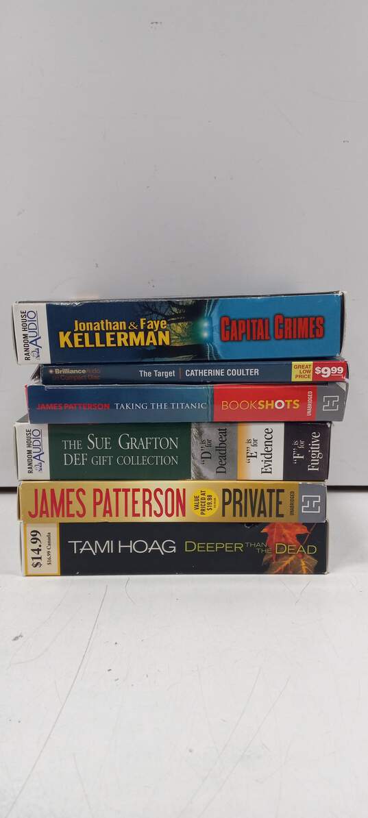 Bundle of 6 Assorted Audio Books CDs image number 1