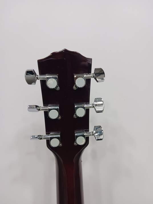 Brown Fender Acoustic Guitar In Soft Case image number 6