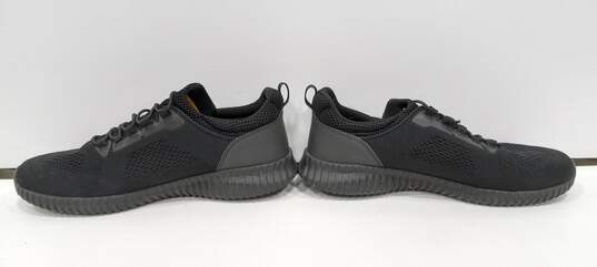 Skechers Slip Resistant Air Cooled Memory Foam Men's Black Sneakers Size 12 image number 2