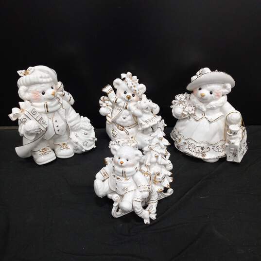 Owell 4 piece porcelain bear set image number 1