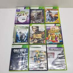 Mixed Lot of 9 Microsoft Xbox 360 Video Games #5
