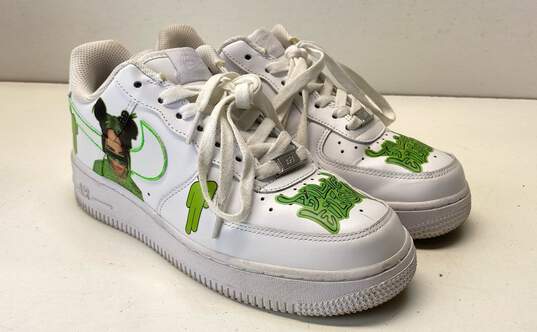 Nike Women's White Air Force 1 '07 Size 8 image number 4
