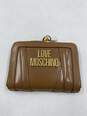 Authentic Love Moschino Brown Zip Compact Wallet image number 1