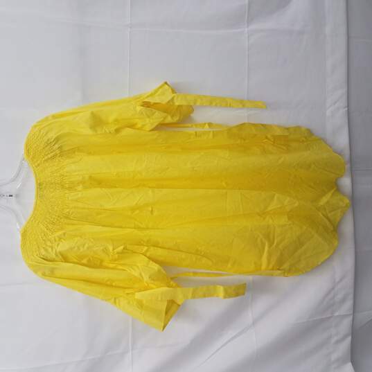 NWT Hoss Intropia Women's Yellow Amarillo Blouse Size 40 image number 2