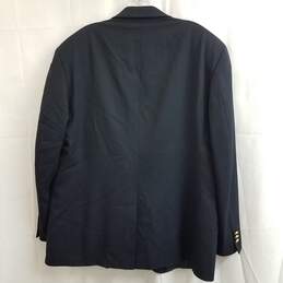 John W. Nordstrom Navy Blue Sport Coat Suit Jacket S: 21' C:23' alternative image