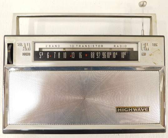 VNTG Highwave Brand 2-Band 10-Transistor Portable Radio image number 6