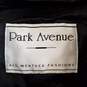 Park Avenue Women Black Coat Sz 42 image number 4