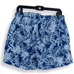 NWT Briggs Womens Blue White Slash Pocket Drawstring Bermuda Shorts Size M alternative image