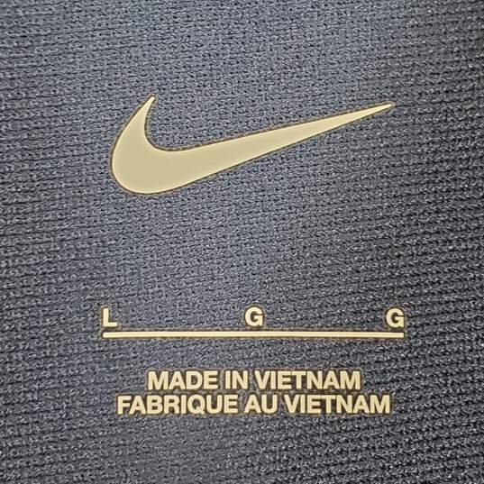 Nike Men Navy Long Sleeve L image number 2