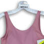 NWT Womens Pink Fitted Scoop Neck Sleeveless Stretch Tank Top Size XS image number 4