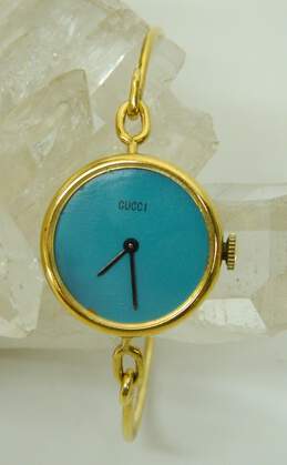 Vintage 18K Yellow Gold Gucci Swiss 17 Jewels Women's Dress Watch 17.1g