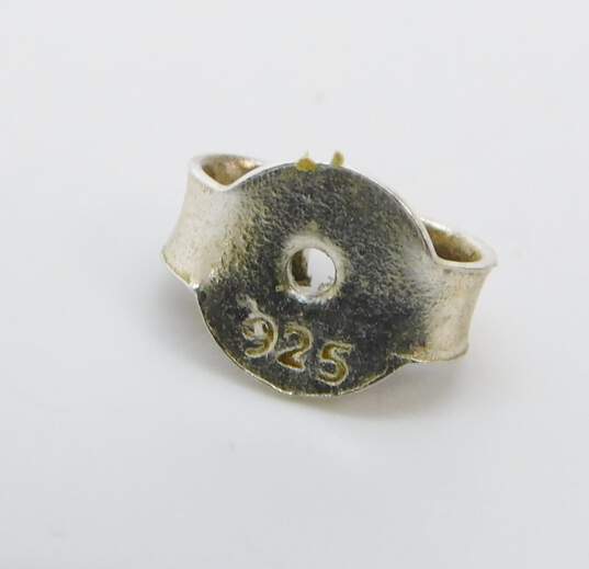 Artisan Sterling Silver Citrine Aqua Peridot Connemara & CZ Earrings 27.8g image number 8