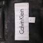 Calvin Klein Mens Black Leather Jacket L image number 4