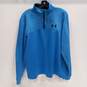 Under Armour Men's Blue 1/4 Zip Pullover Jacket Sweater Size L image number 1