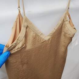 Women's Vandevort Sienna Slip Dress Size M Champagne Gold alternative image