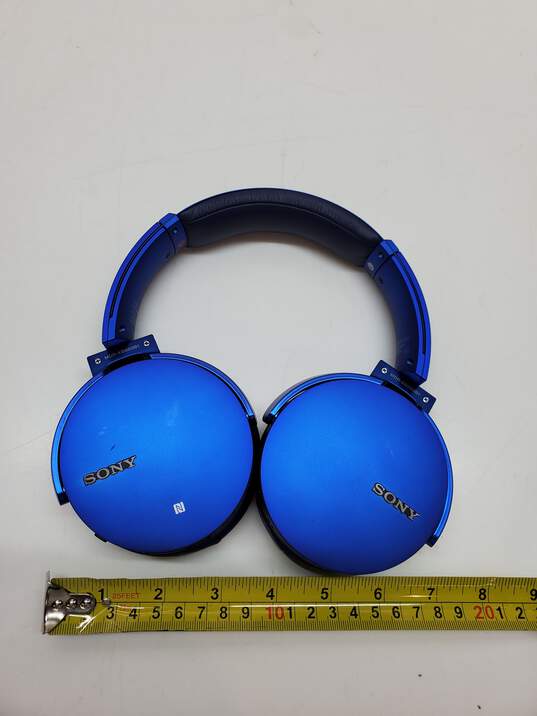 Sony MDR-XB950B1 Blue Wireless Stereo Headphones Untested image number 4