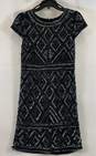 Adrianna Papell Women's Black Sequin Dress- Sz 8 image number 1