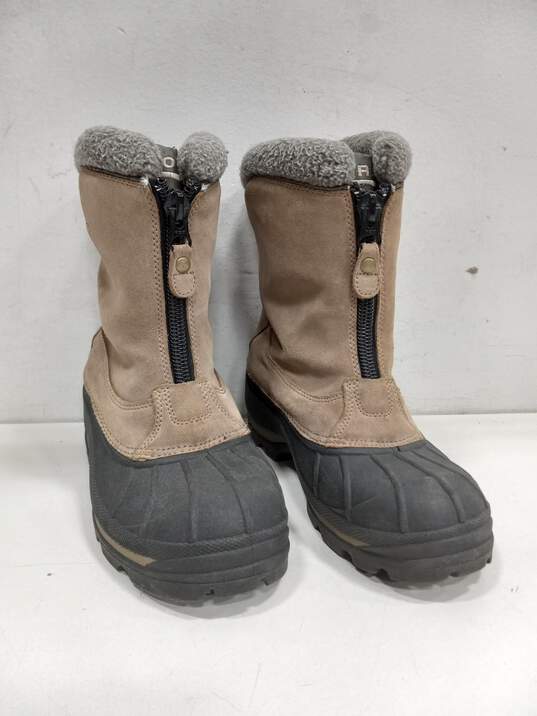 Sorel Ellesmere Tan Winter Boots Women's Size 9 image number 1