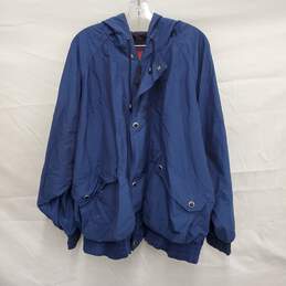 Helly Hanson MN's Blue Nylon Blend Hooded Jacket Size XL