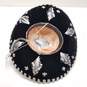 Salazar Yepez Charro/Mariachi Hat, Black, Silver, Youth Size Small image number 6