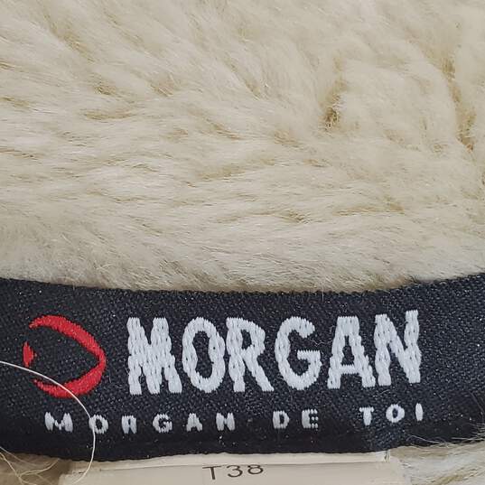 Morgan De Toi Women Beige Coat Sz 38 image number 3