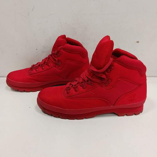 Timberland Men's Red Boots Size 13 image number 2