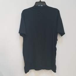 Mens Black Cotton Short Sleeve Crew Neck Pullover T-Shirt Size Medium alternative image