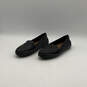 Womens Mary Lock Up Driver Black Leather Slip-On Loafer Flats Size 9.5 image number 1