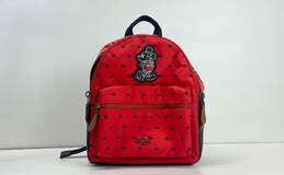 COACH F59831 Mickey Red Small Backpack Bag