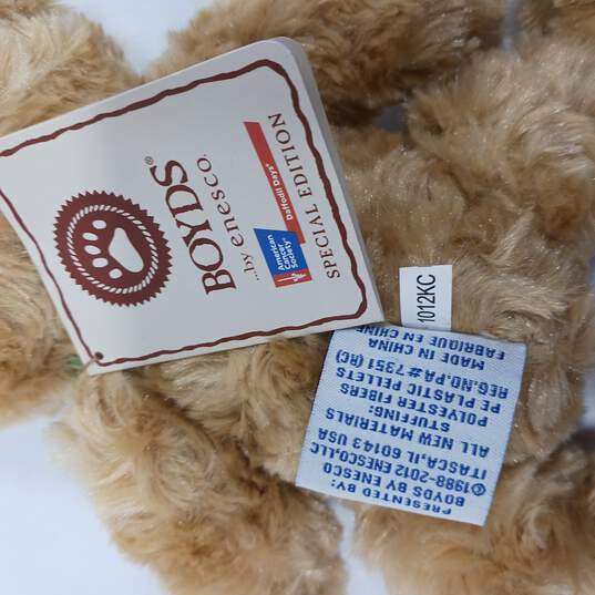 Bundle Of 3 Vintage Stuffed Animal Boyd's Bears Plush Toy Doll image number 4