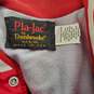 Pla-Jac by Dunbrooke Men's 'East West Shrine Game' Red Varsity Jacket Size L (44/46) image number 3