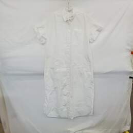 Madewell White Cotton Short Sleeve T-Shirt Maxi Dress WM Size XS NWT