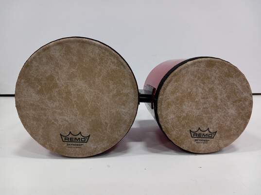 Pair of Remo Red Bongos image number 2