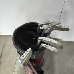 Bundle of 10 Assorted Golf Irons in Club King Golf Bag alternative image