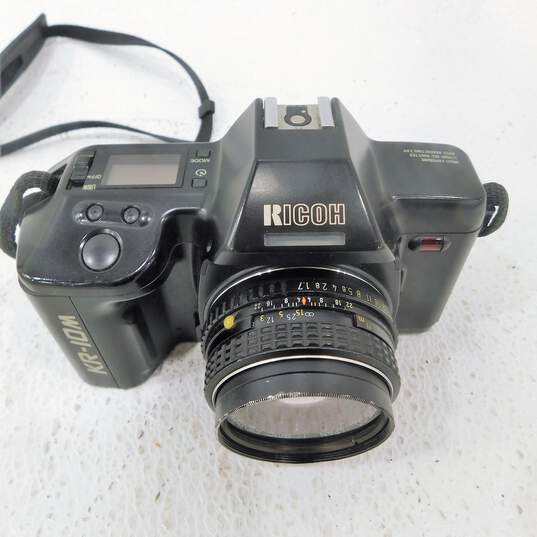 Ricoh KR-10M 35mm SLR Film Camera w/ Pentax 50mm Lens & Neck Strap image number 4