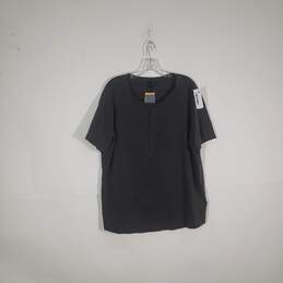 NWT Mens Regular Fit Henley Neck Short Sleeve T-Shirt Size XL
