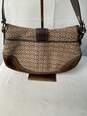 Certified Authentic Coach Brown Leather Suede Trim Hobo Bag image number 2