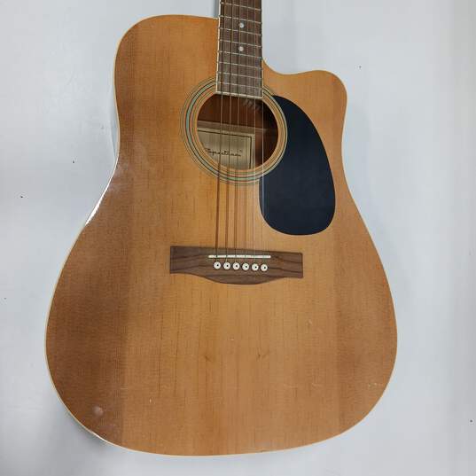 Spectrum AIL-123 Acoustic 6 String Wooden Guitar w/Case image number 3