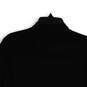 Womens Black Long Sleeve Crew Neck Cropped Pullover Sweater Size Large image number 4