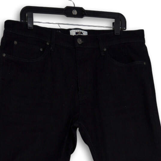 NWT Mens Blue Denim Dark Wash 5 Pocket Design Straight Leg Jeans Size 36x30 image number 3