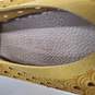 Ilse Jacobsen Goldenrod Yellow Perforated Slip On Flats Women's Size 9.5 image number 8