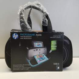 HP Photosmart A646 Digital Photo Printer With Bag-Black alternative image
