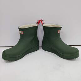 Hunter Women's Green Galosh Rain Boots Size 10 alternative image