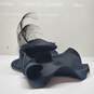 Elite Champagne Sunday Kentucky Derby Fascinator Hat In Black w/Bow Feathers image number 2